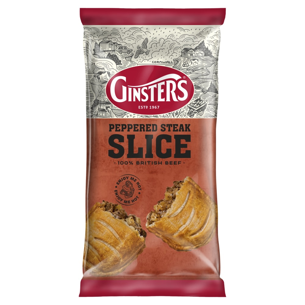 Ginsters 2 Peppered Steak Slice