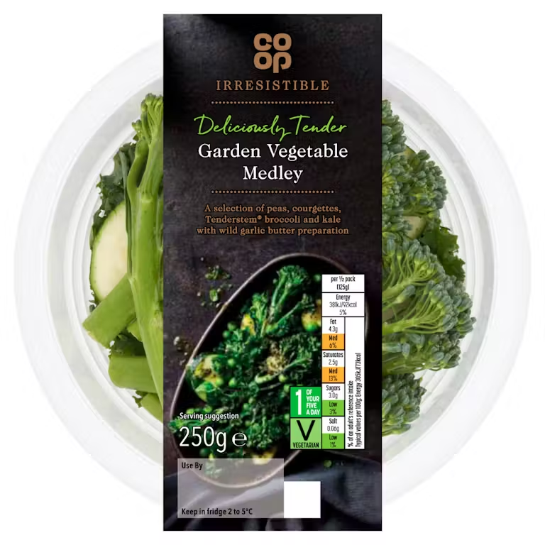 Co-op Irresistible Garden Vegetable Medley 250g