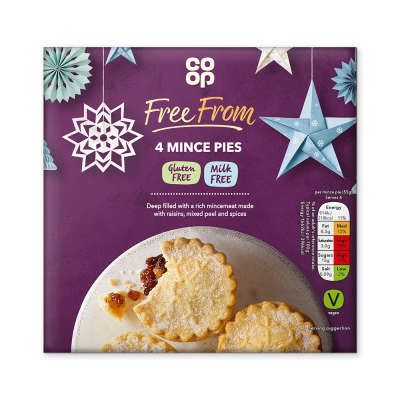 Co-op Free From 4 Mince Pies 220g