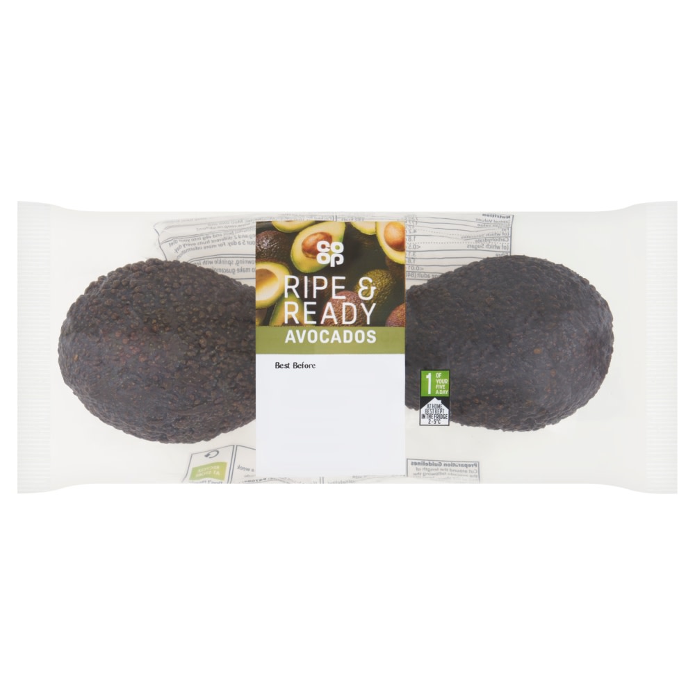 Co-op Ripe And Ready To Eat Avocados 2pk