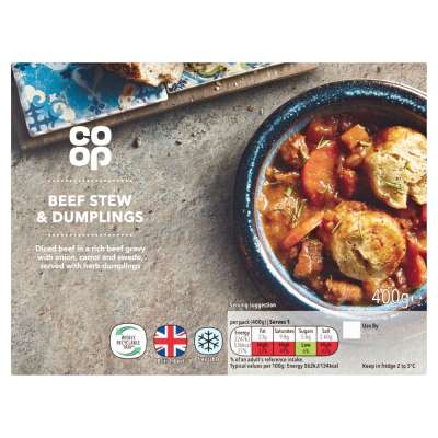 Co-op Beef Stew And Dumplings 400g