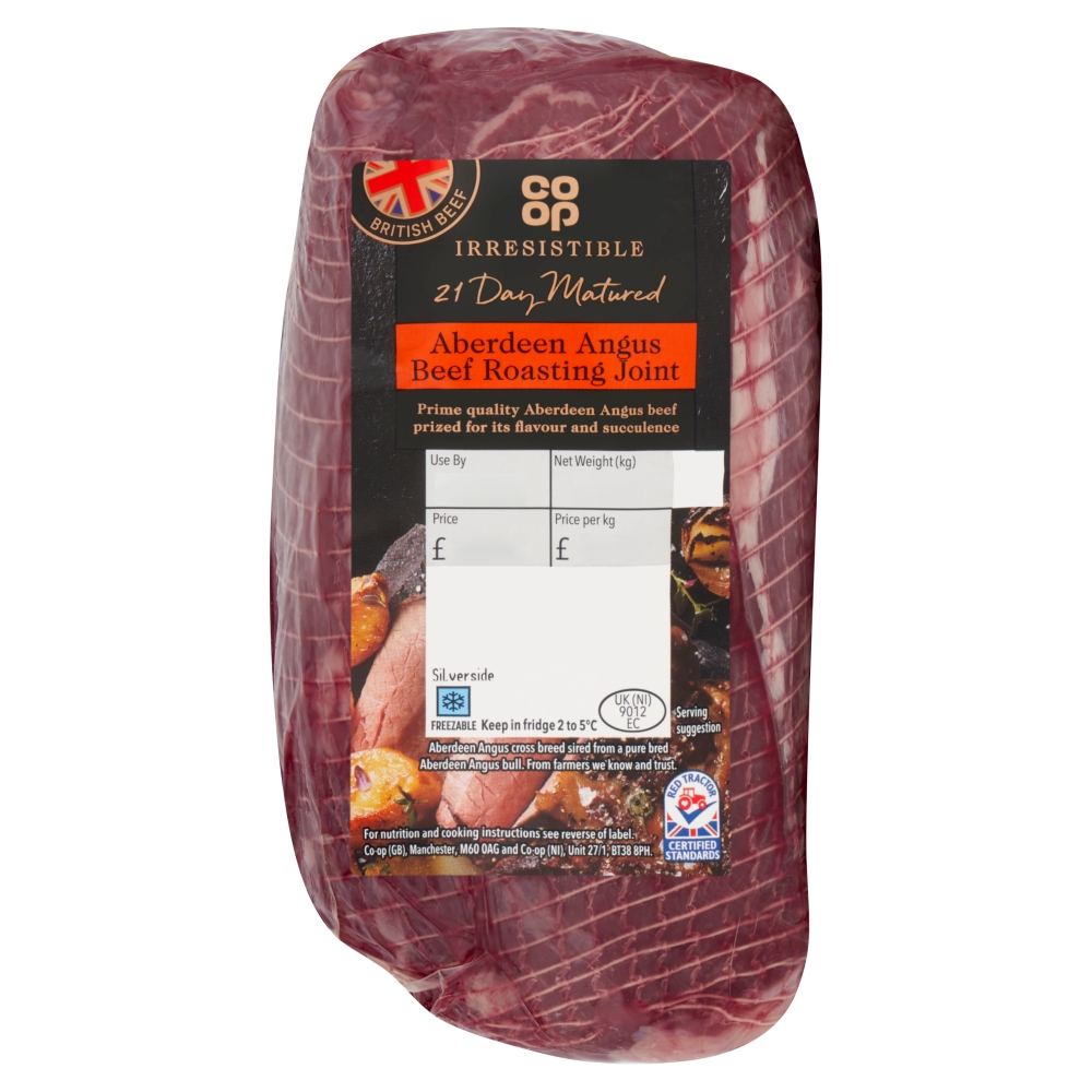 Coop Irresistible British Angus Beef Joint Avg 0.97kg