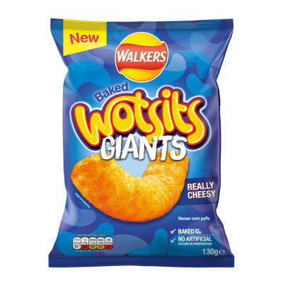 Walkers Wotsits Giants Really Cheesy 130g