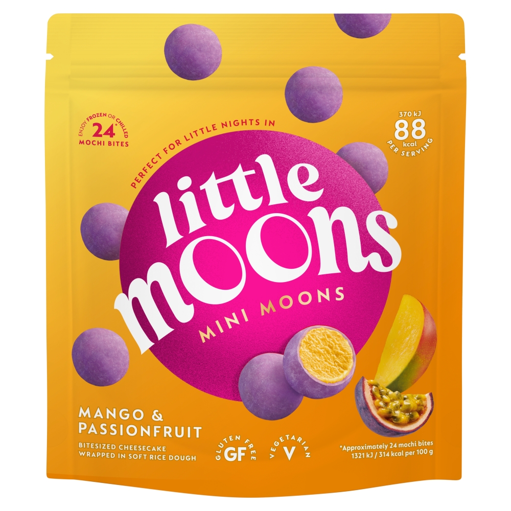 Little Moons Mini Mango & Passionfruit Cheesecake 