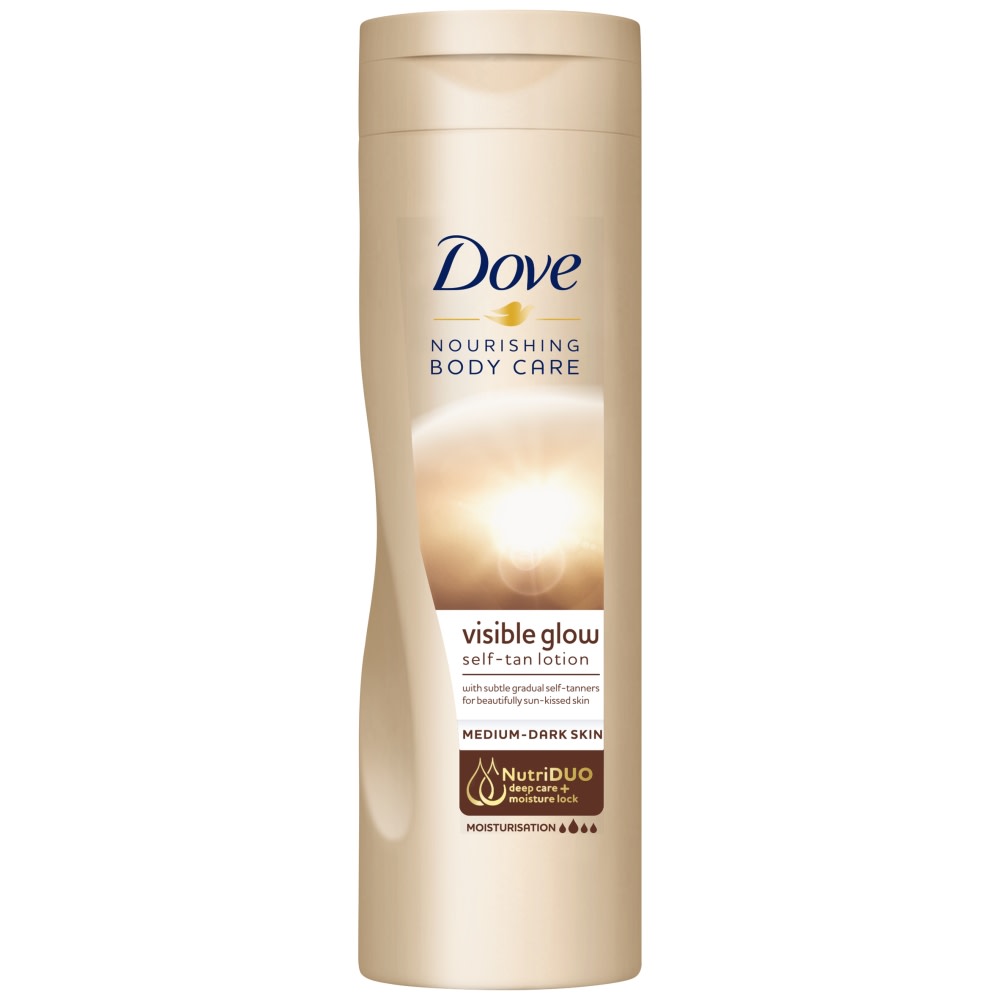 Dove Visible Glow Medium to Dark 250ml