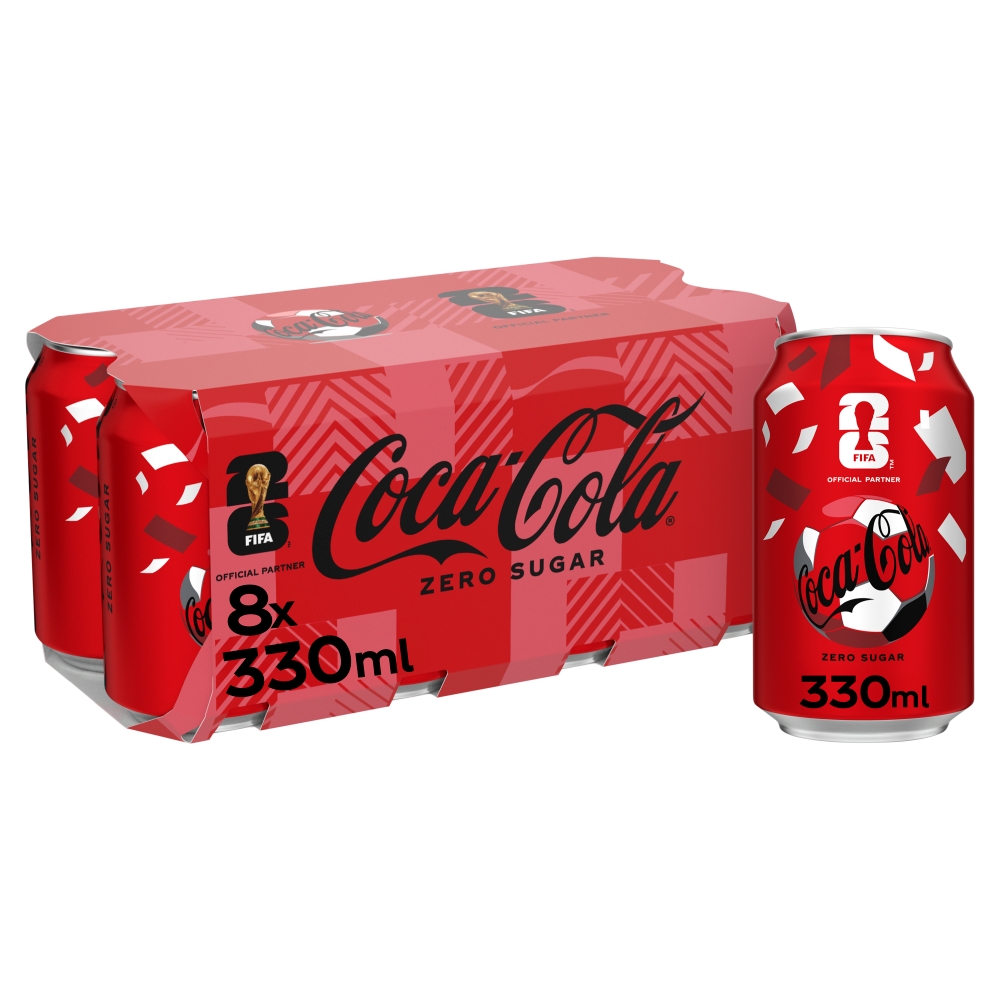 Coca-Cola Zero Sugar 8 x 330ml