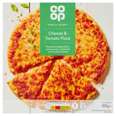 Co-op Cheese and Tomato Pizza 300g
