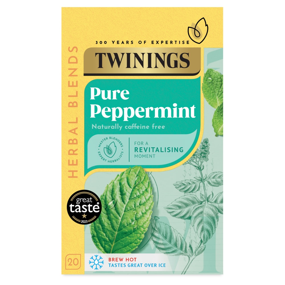 Twinings Organic Pure Peppermint Tea Bags 20