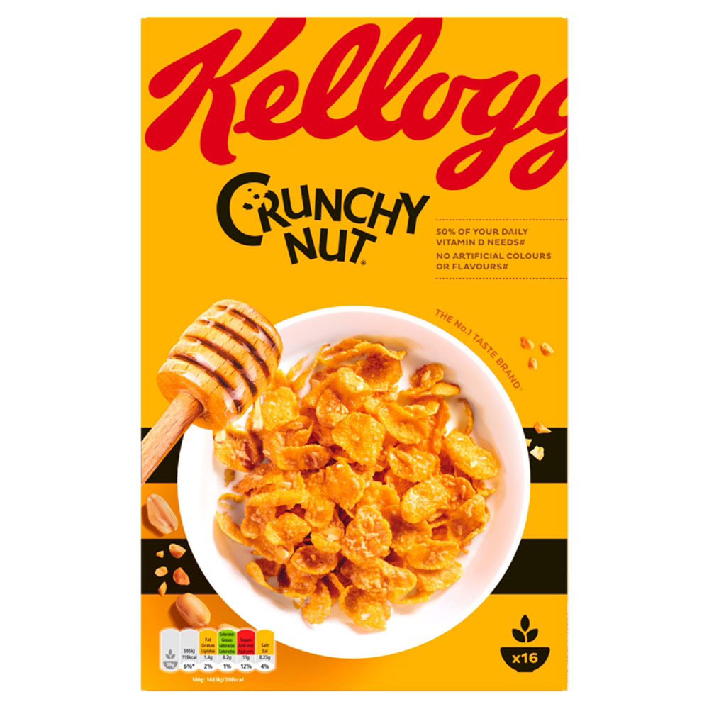 Kellogg S Crunchy Nut Cornflakes 500g Co Op Kellogg S Crunchy Nut Cornflakes 500g Co Op