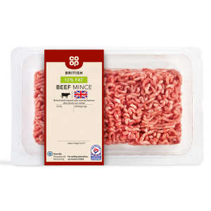 Co-op British Beef Mince 12% Fat 450g
