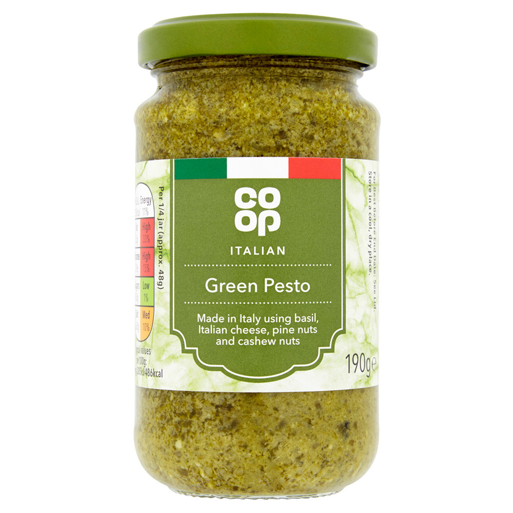 Co-op Italian Green Pesto Sauce 190g