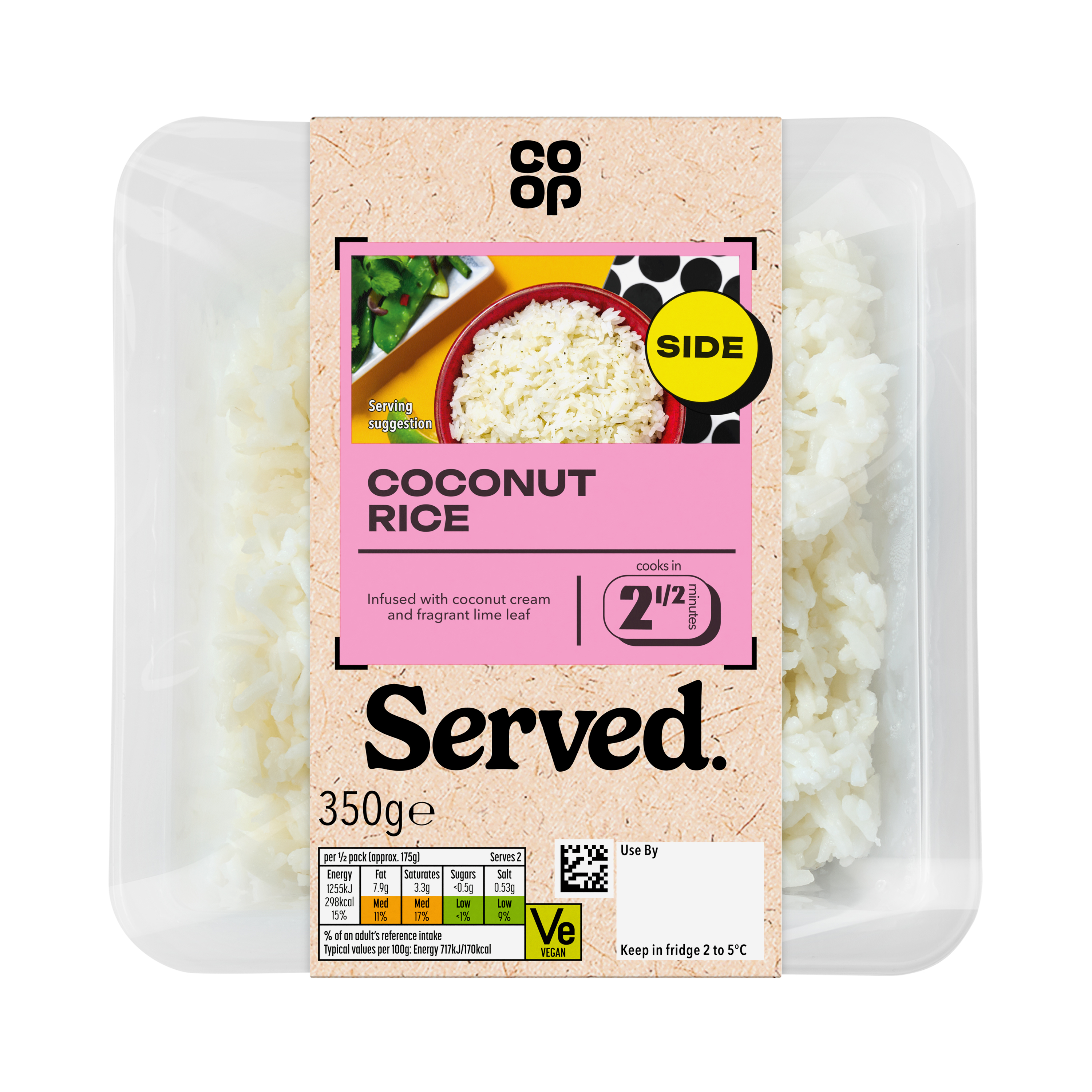 Co-op Coconut Rice 350g