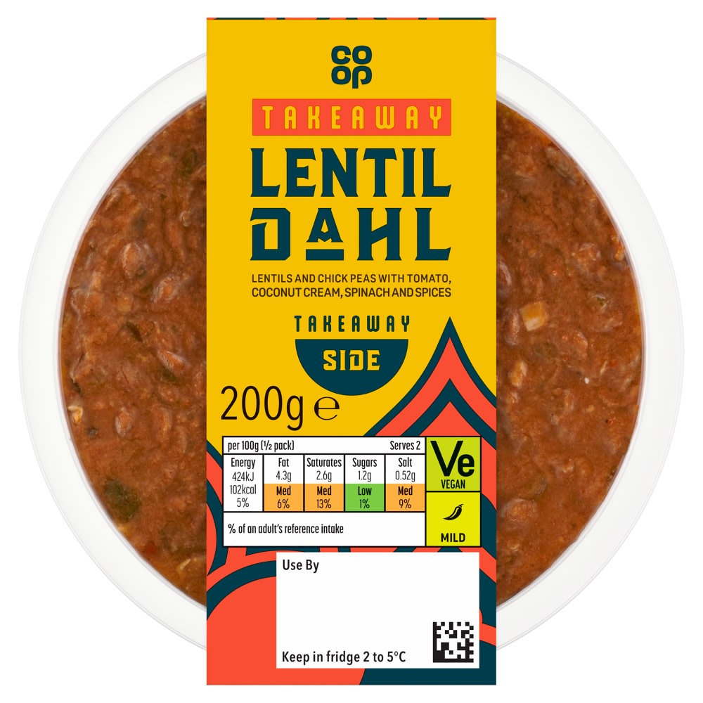 Co-op Lentil Dahl 200g