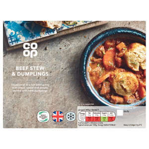 Co-op Beef Stew & Dumplings 400g
