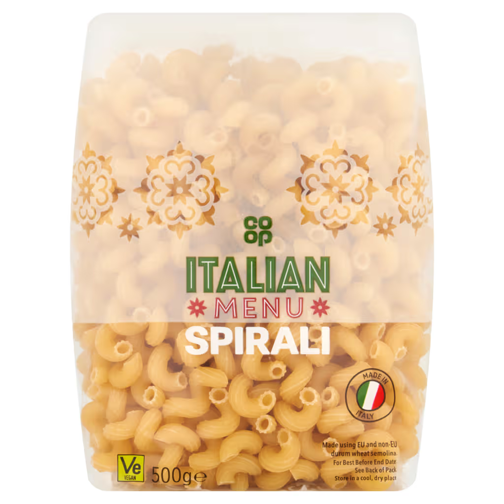 Co-op Italian Spirali 500g