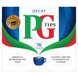 PG Tips 70 Tea Bags Decaf 203g