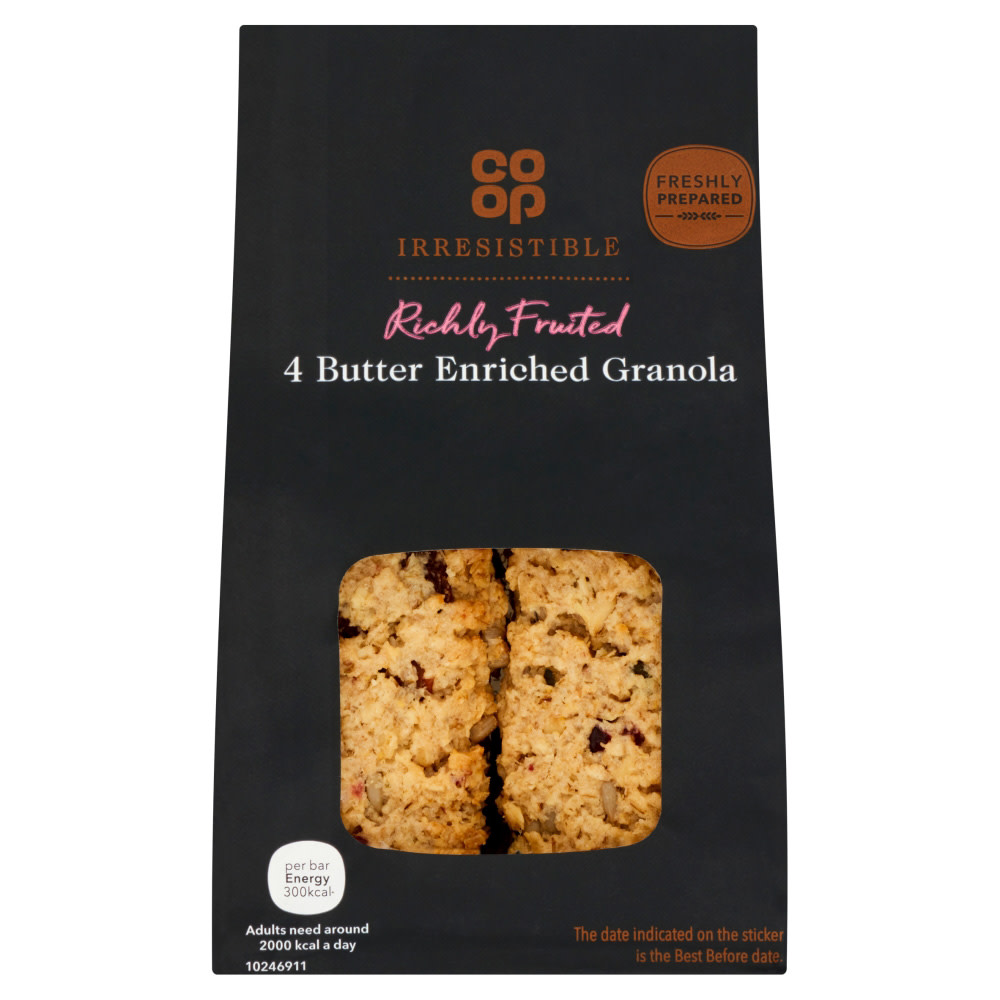 Co-op Irresistible Richly Fruited 4 Butter Enriched Granola