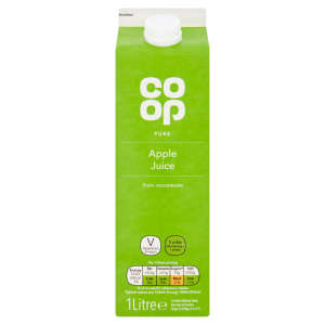 Co-op Pure Apple Juice From Concentrate 1 Ltr