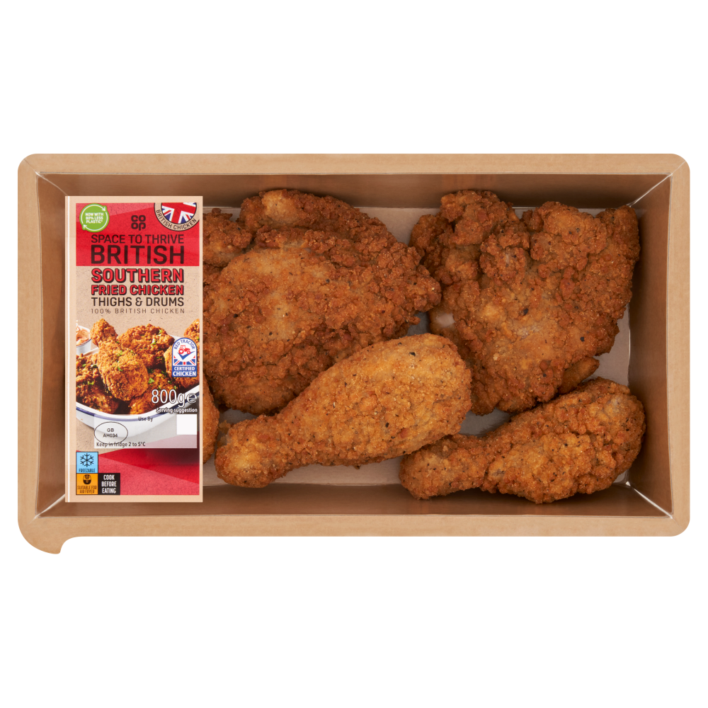 Co-op Southern Fried Thighs & Drumsticks 800G    