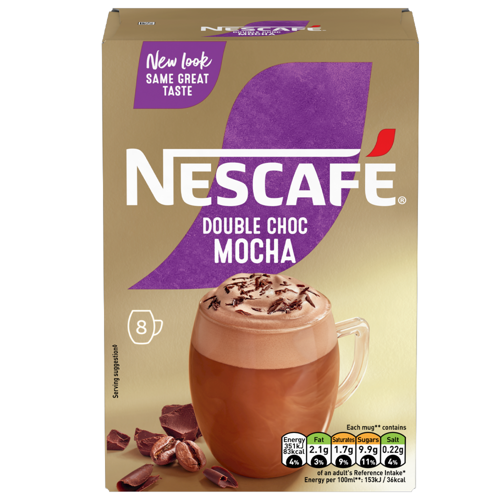 Nescafé Gold Double Choca Mocha Cappuccino 8 Sachets - Co-op