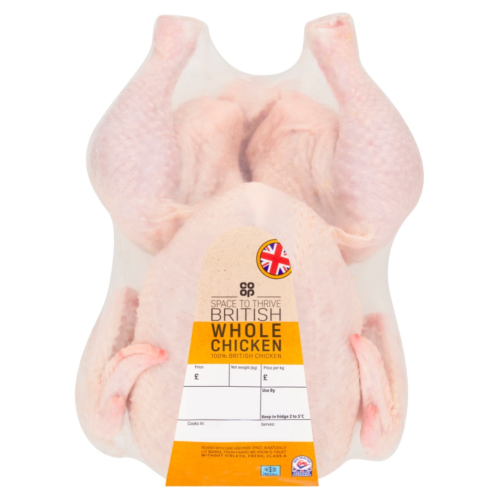 Co-op British Medium Whole Bird 1.7kg