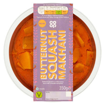 Co-op Takeaway Butternut Squash Makhani 350g