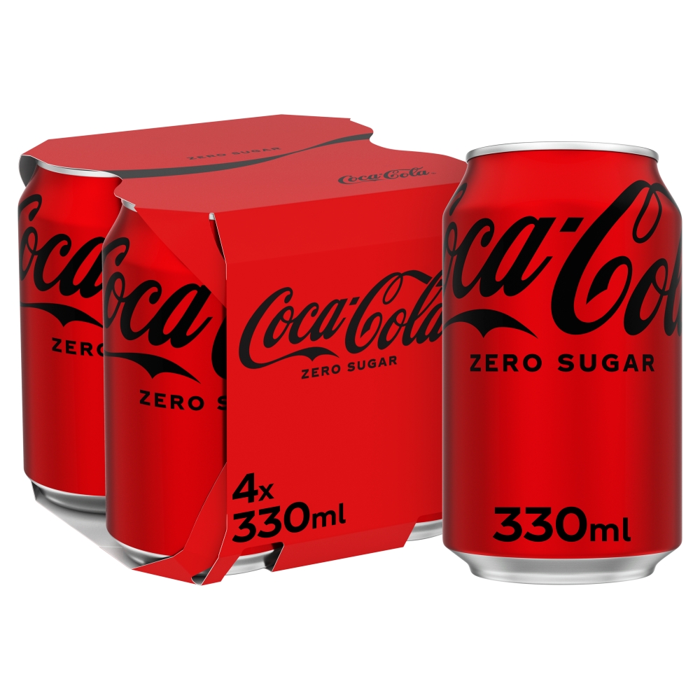 Coca Cola Zero Sugar 4x330ml