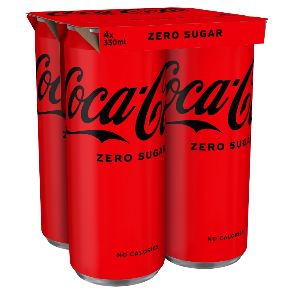 Coca Cola Zero Sugar 4x330ml
