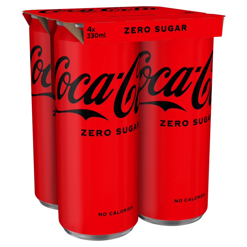 Coca Cola Zero Sugar 4x330ml
