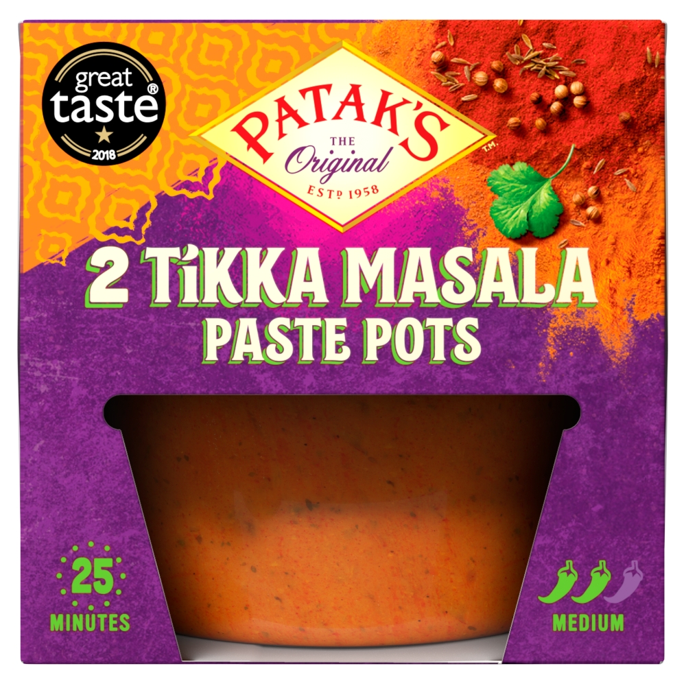 Pataks Tikka Masala Paste Pots 2x70g 