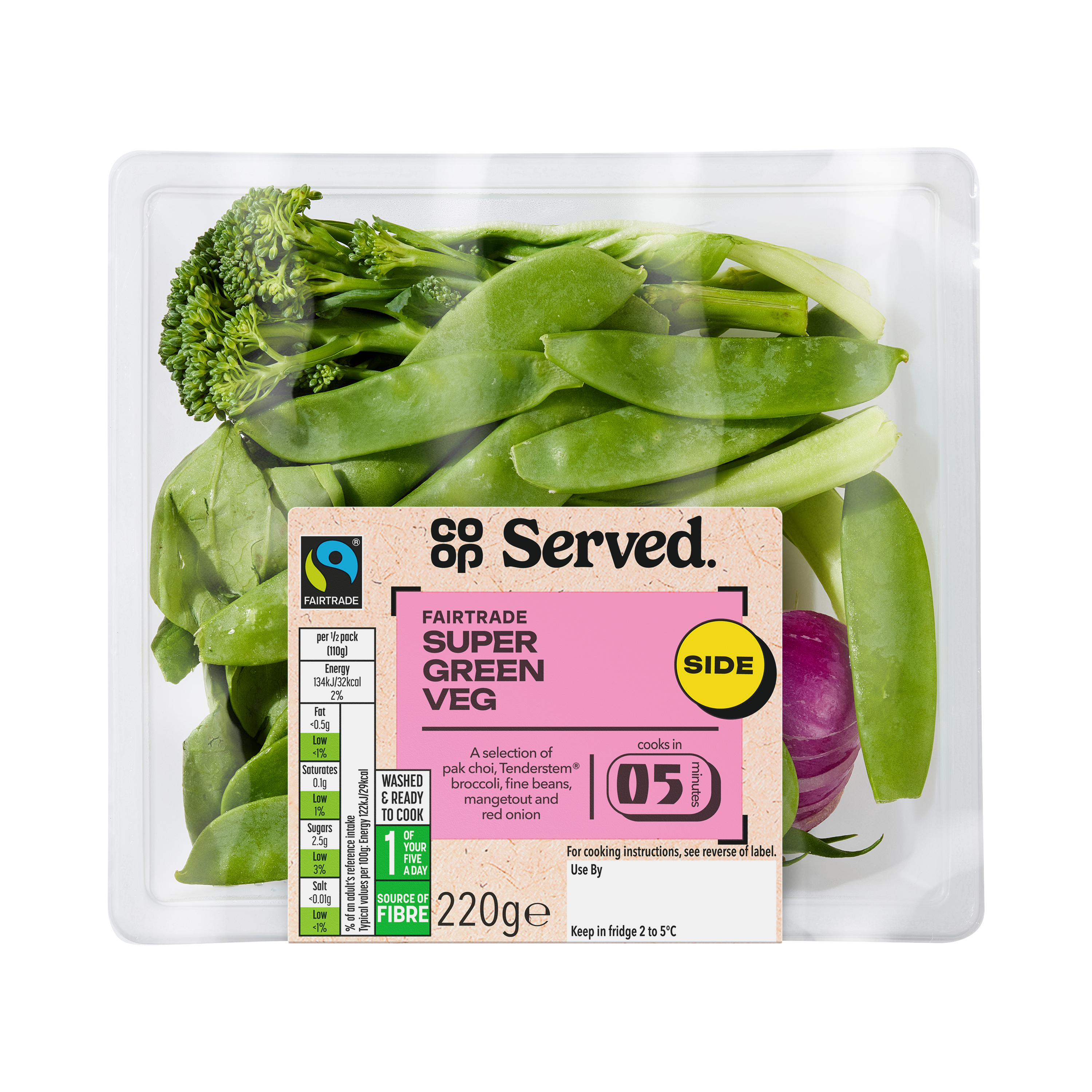 Co-op Super Green Stir Fry Tray 220g