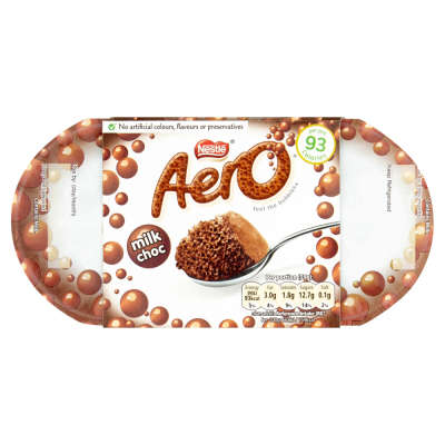 Nestlé Aero Milk Chocolate Mousse 4x59g