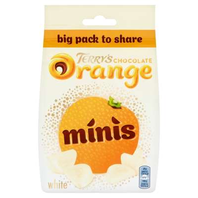 Terry's Chocolate Orange Minis White Bag 140g
