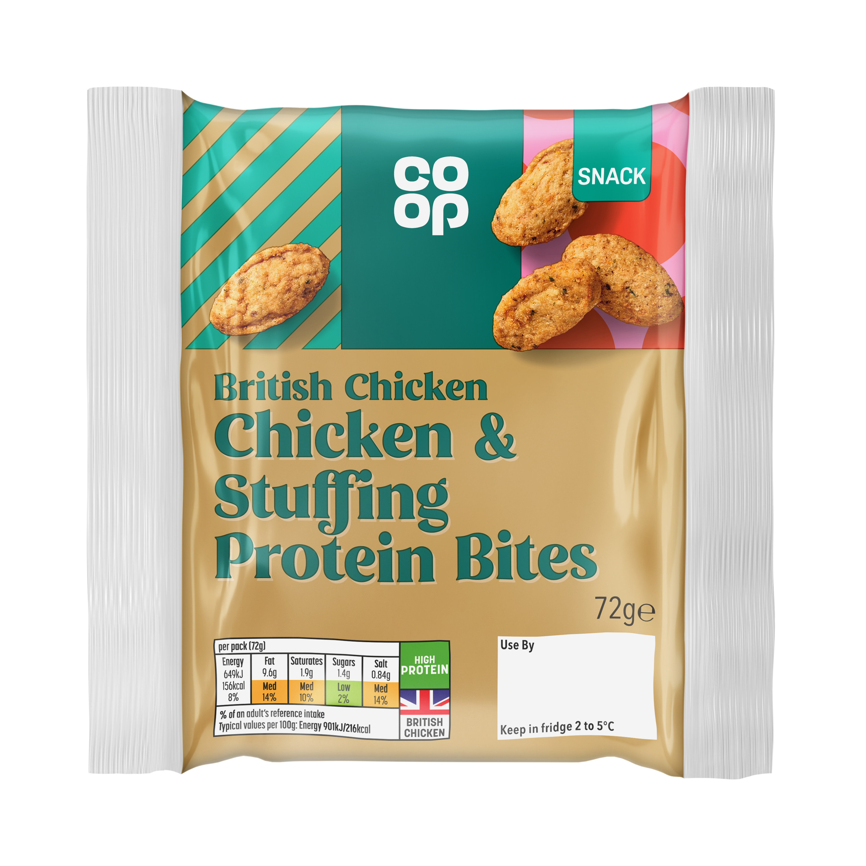 Co-op Chicken & Stuffing Protein Bites