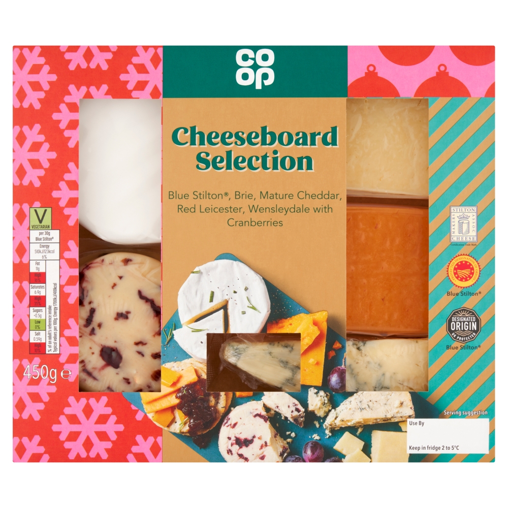 Co-op Xmas Cheese Selection 450g
