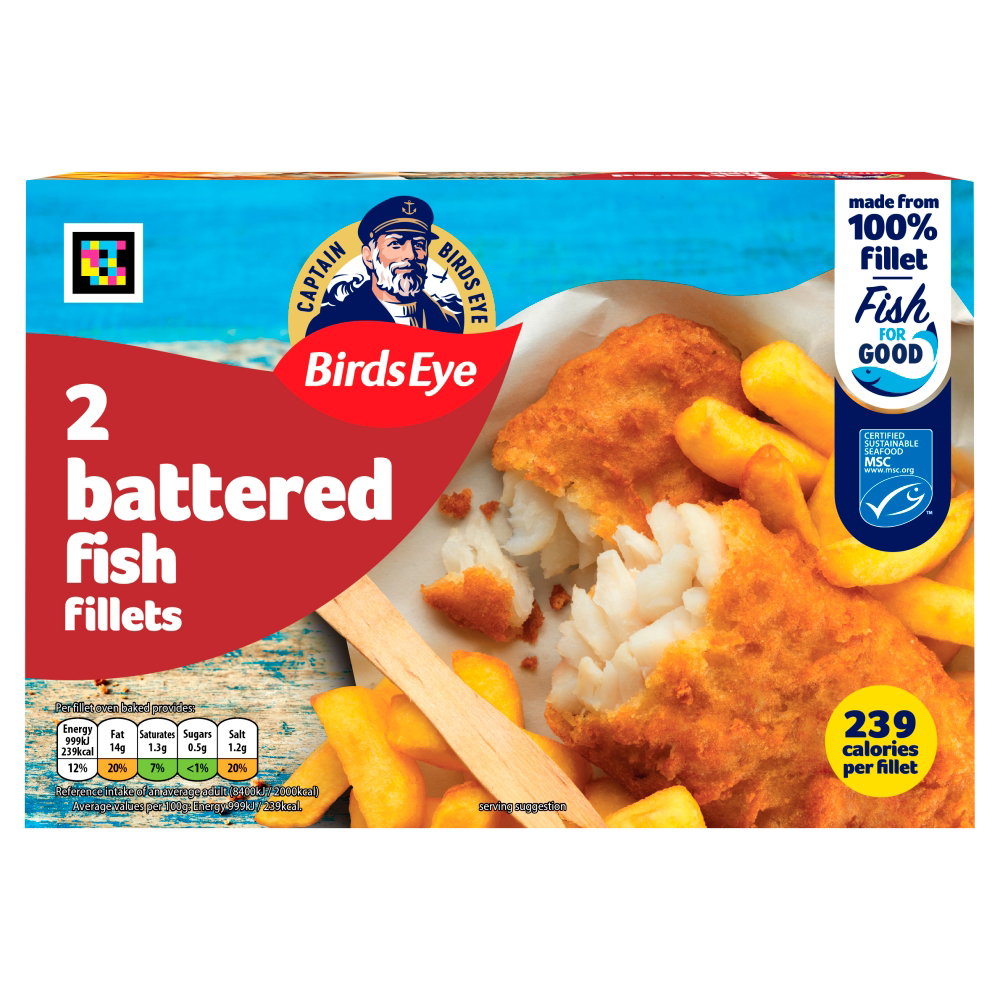 Birds Eye 2 ASC Tomato & Thyme Fish Fillets