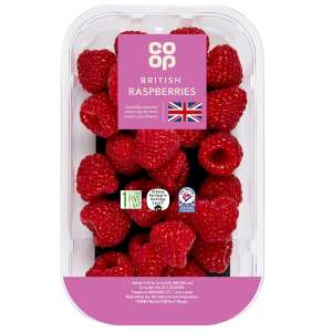 Co-op Raspberries 125g