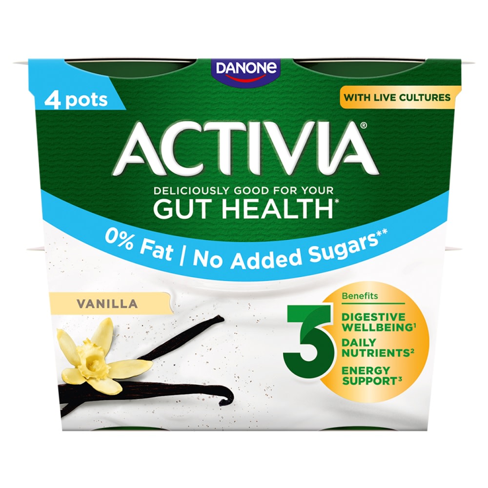Danone Activia Vanilla 0% 4x115g
