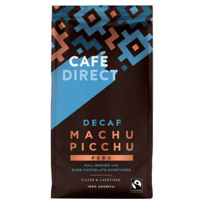 Cafe Direct Fairtrade Machu Picchu Decaffeinated Ground Coffee 227g