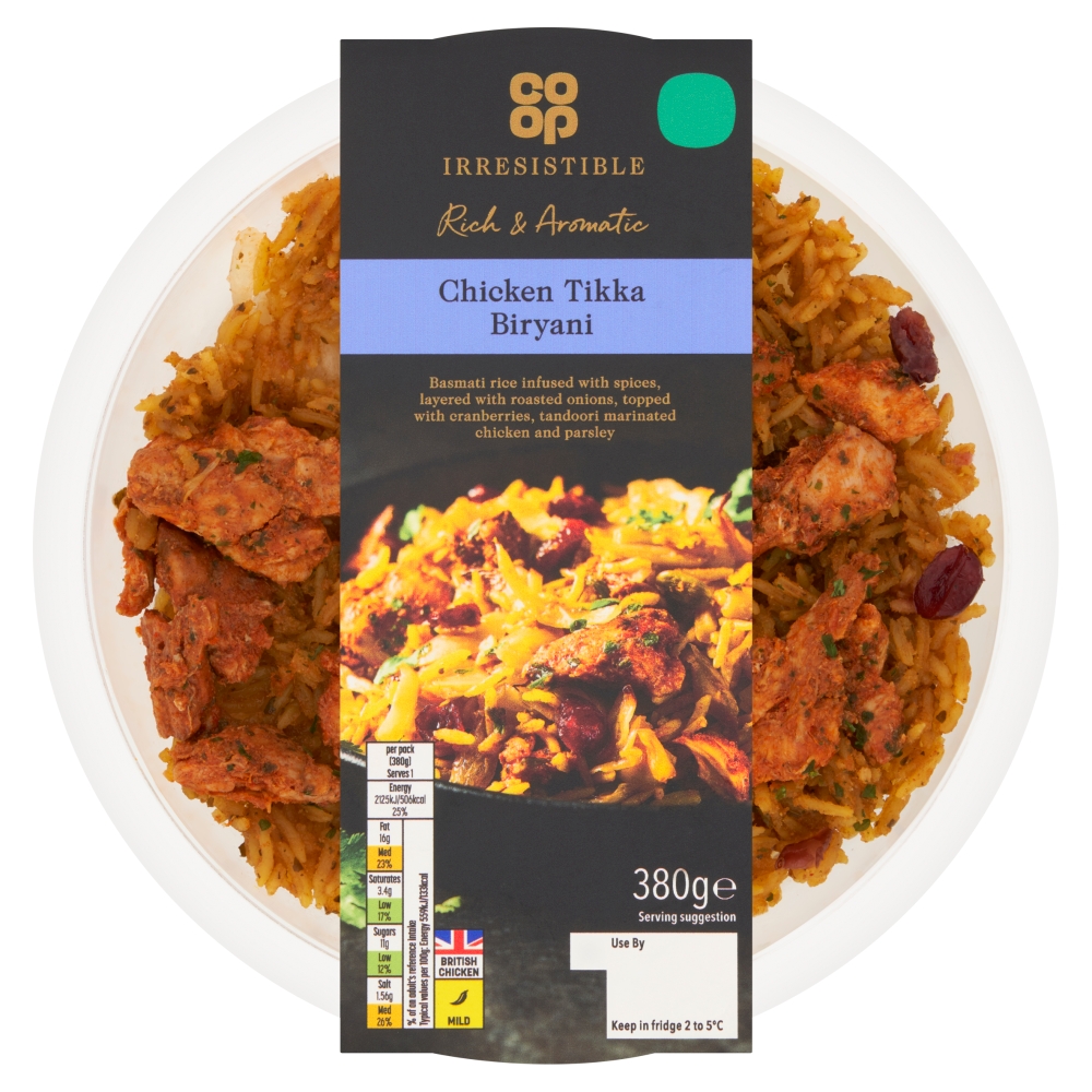 Co-op Irresistible Chicken Biriyani 380g