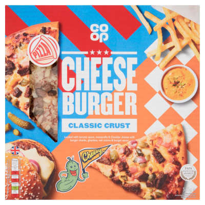 Co-op 12" Classic Crust Cheeseburger Pizza 575g