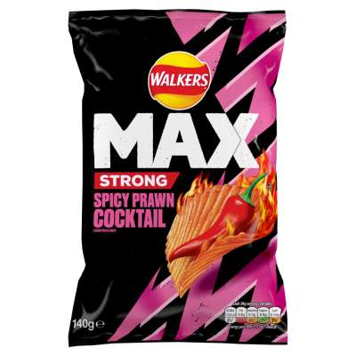 Walkers MAX Spicy Prawn Cocktail 140g