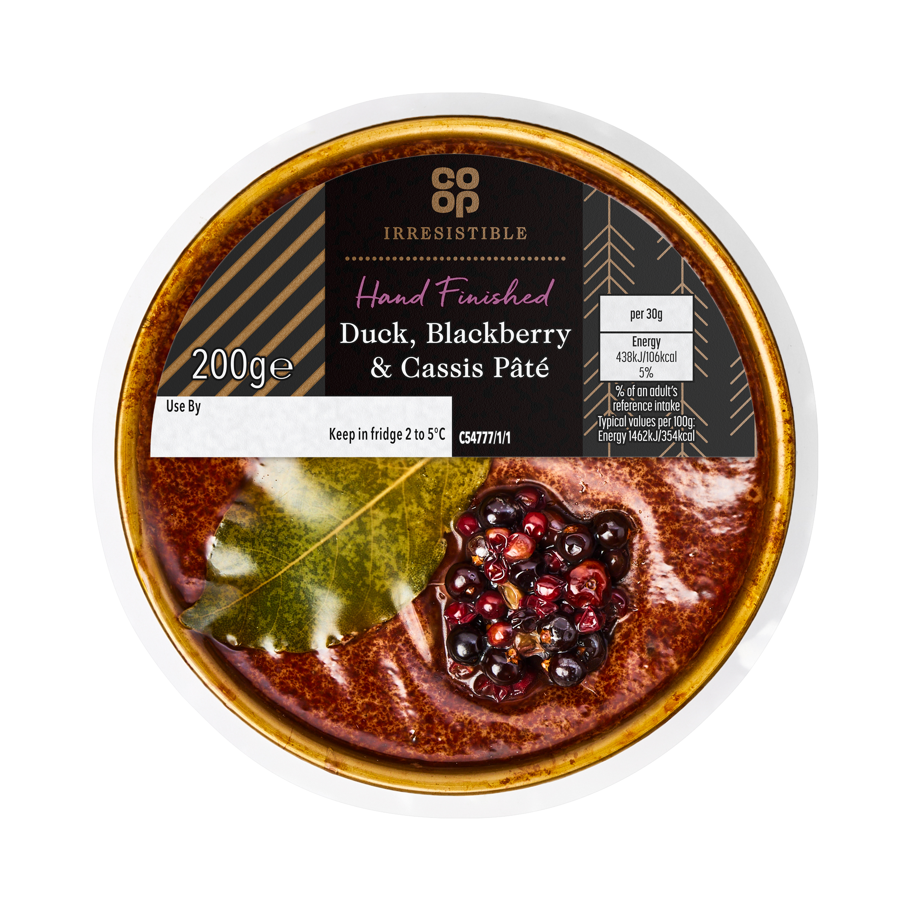 Co-op Irresistible Duck & Blackberry with Cassis Liqueur Pâté