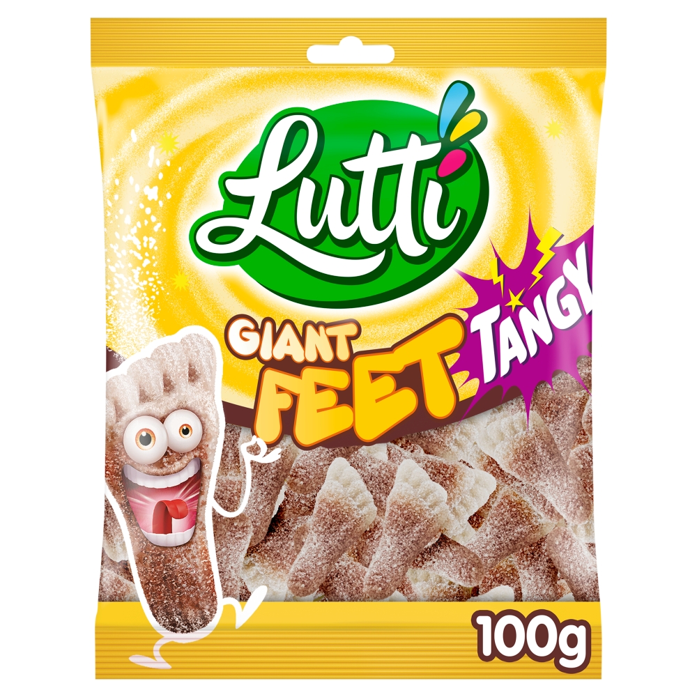 Lutti Giant Feet Tangy 100G