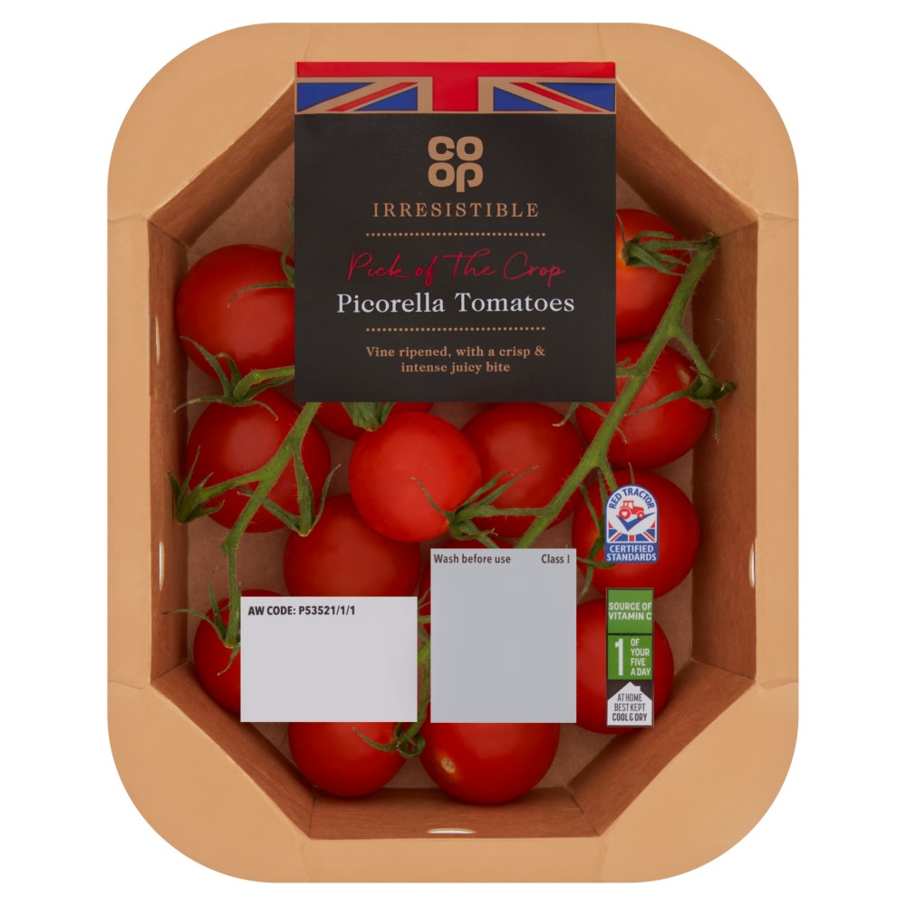 Co-op Irresistible Piccolo Tomatoes 225g