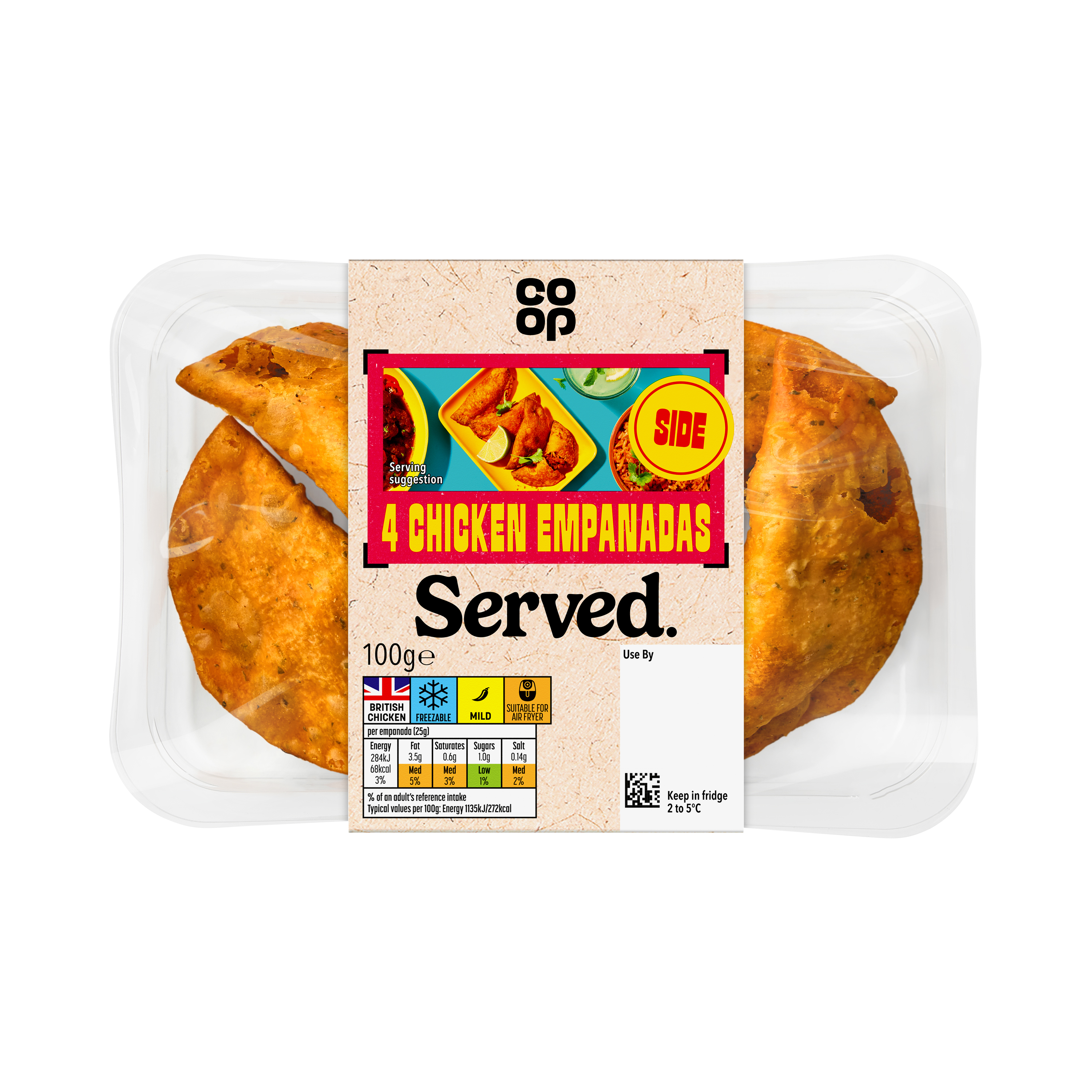Co-op Chicken Empanadas 4pack