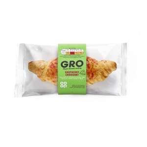 GRO Vegan Raspberry Croissant 40g