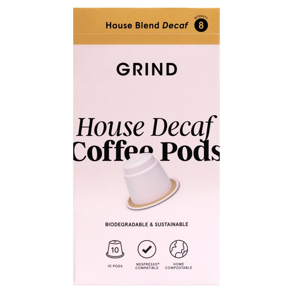 Grind House Decaf Coffee Pods 10pk