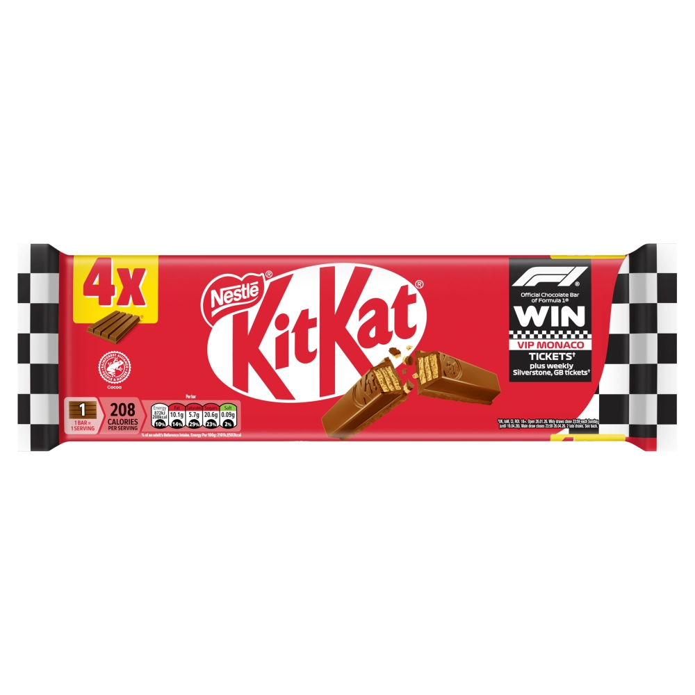 Nestle Kit Kat 4 Finger 4pk 166g