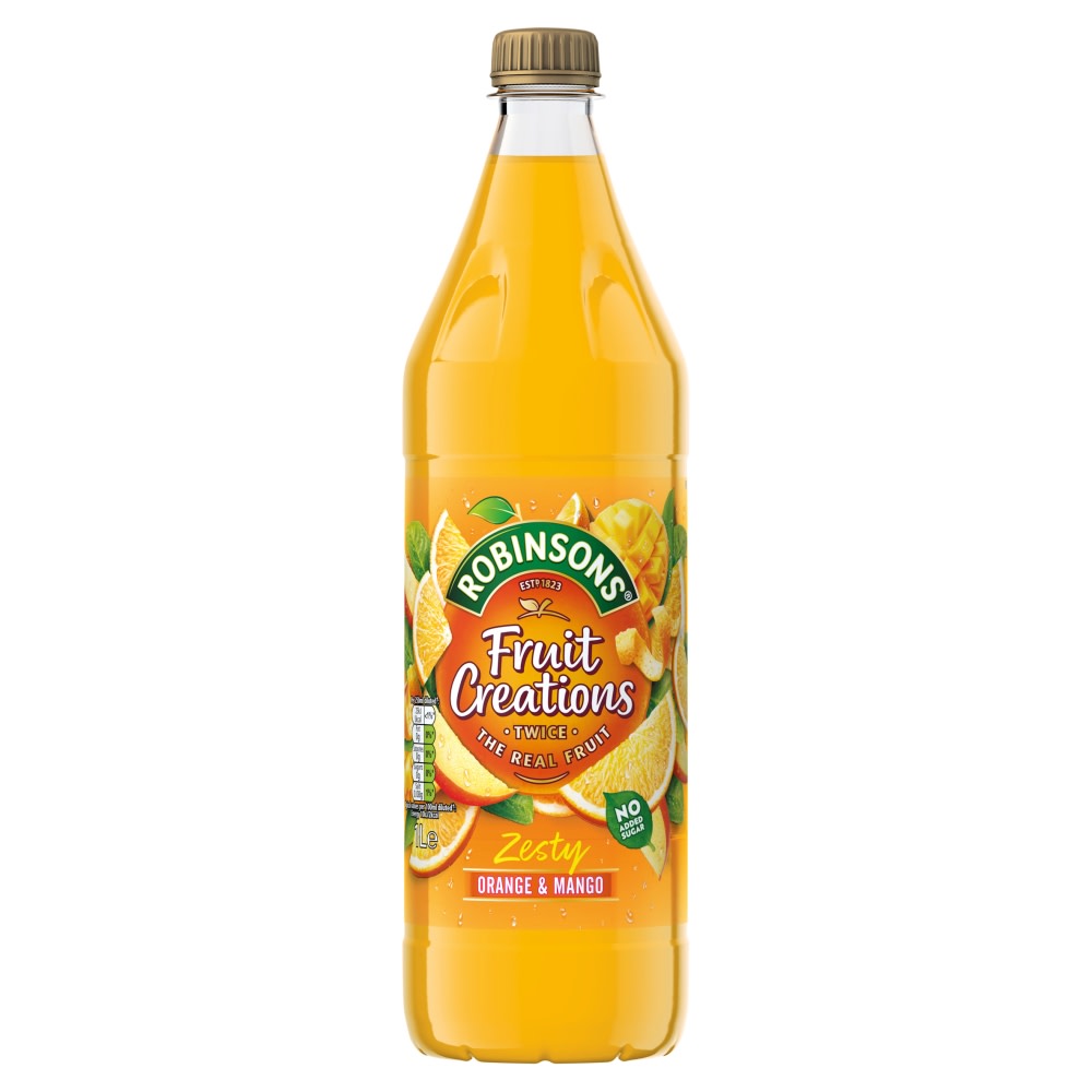 Robinsons Fruit Creations Zesty Orange & Mango Squash 1L